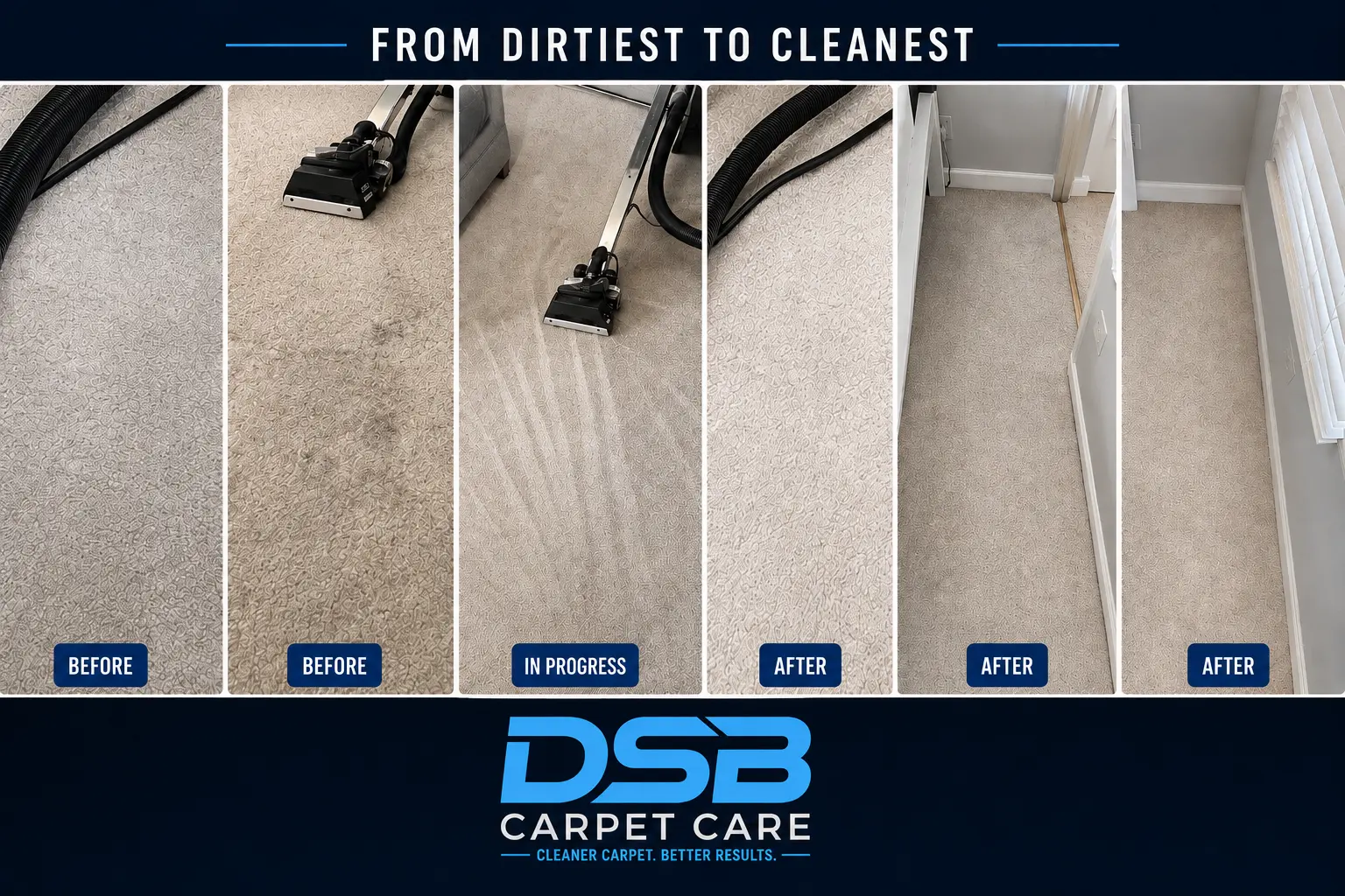 Residential carpet restoration in Burke, VA